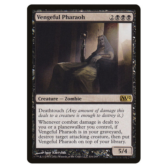 Vengeful Pharaoh 0116 card from the Magic The Gathering set Magic 2012