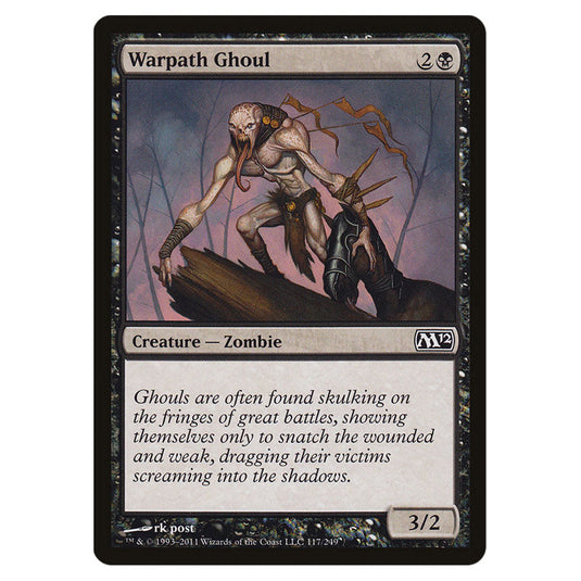 Warpath Ghoul 0117 card from the Magic The Gathering set Magic 2012