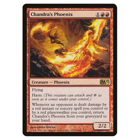 Chandra's Phoenix 0126 card from the Magic The Gathering set Magic 2012