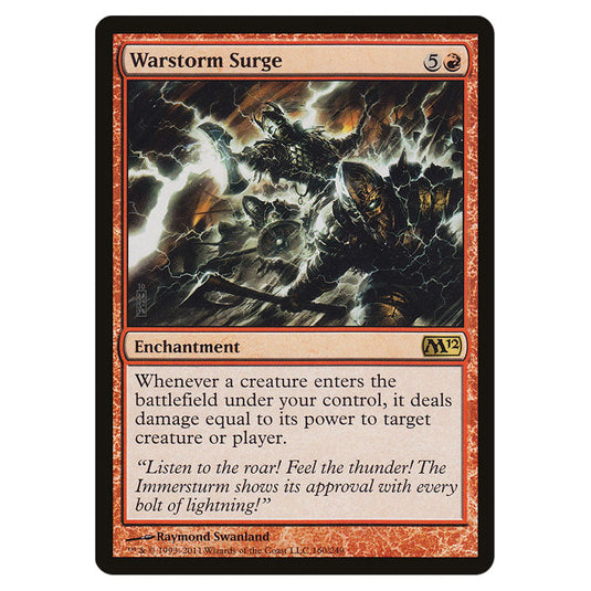 Warstorm Surge 0160 card from the Magic The Gathering set Magic 2012