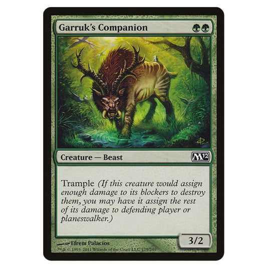 Garruk's Companion 0175 card from the Magic The Gathering set Magic 2012