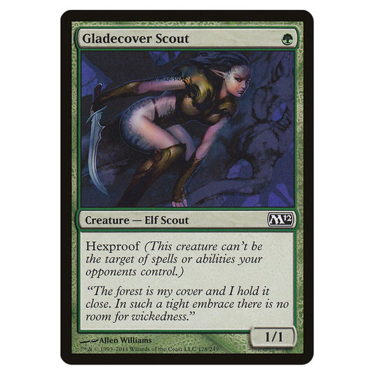 Gladecover Scout 0178 card from the Magic The Gathering set Magic 2012