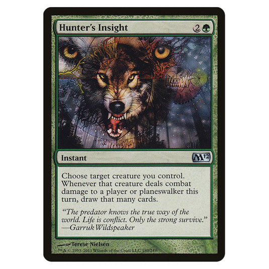 Hunter's Insight 0180 card from the Magic The Gathering set Magic 2012