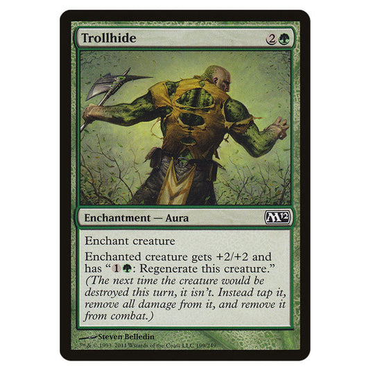 Trollhide 0199 card from the Magic The Gathering set Magic 2012