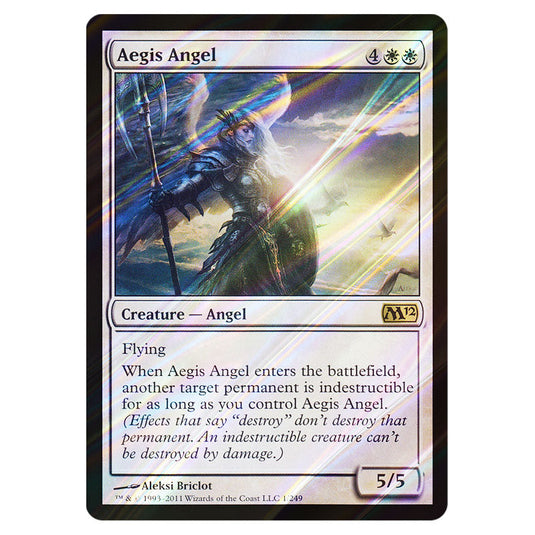 Aegis Angel 0001 card from the Magic The Gathering set Magic 2012