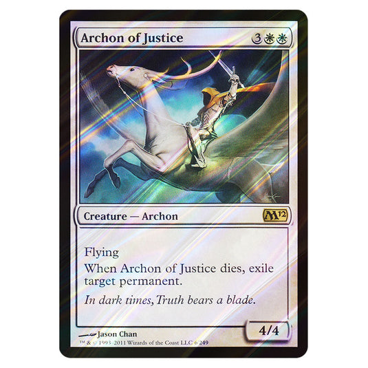 Archon of Justice 0006 card from the Magic The Gathering set Magic 2012