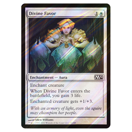 Divine Favor 0014 card from the Magic The Gathering set Magic 2012