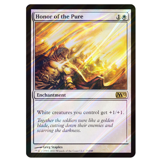 Honor of the Pure 0023 card from the Magic The Gathering set Magic 2012