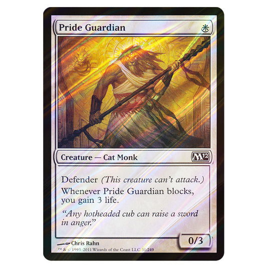 Pride Guardian 0031 card from the Magic The Gathering set Magic 2012