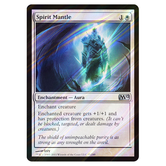 Spirit Mantle 0035 card from the Magic The Gathering set Magic 2012