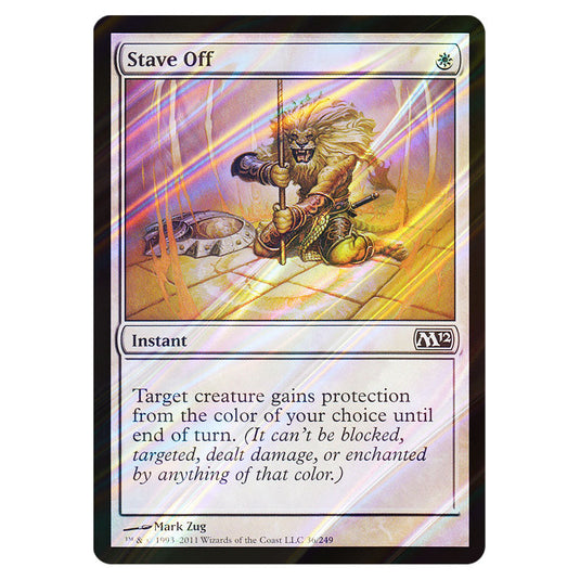 Stave Off 0036 card from the Magic The Gathering set Magic 2012