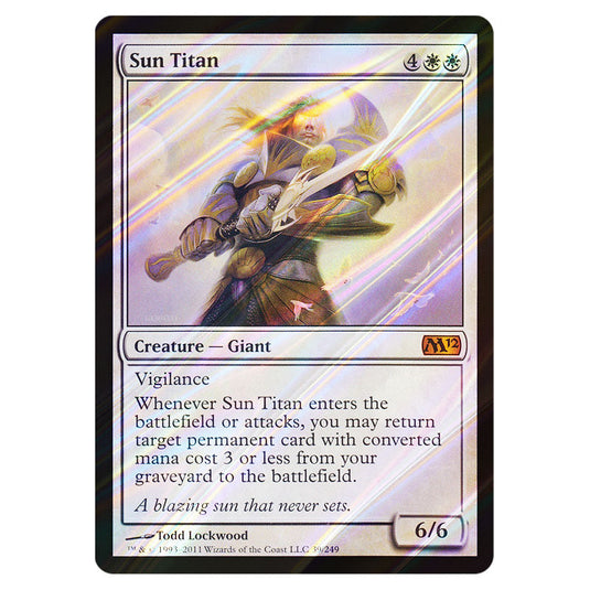 Sun Titan 0039 card from the Magic The Gathering set Magic 2012