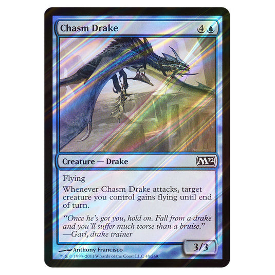 Chasm Drake 0048 card from the Magic The Gathering set Magic 2012