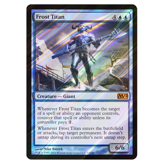 Frost Titan 0055 card from the Magic The Gathering set Magic 2012