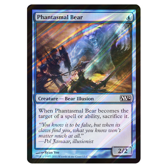 Phantasmal Bear 0070 card from the Magic The Gathering set Magic 2012