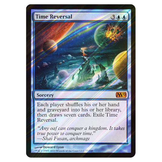 Time Reversal 0077 card from the Magic The Gathering set Magic 2012