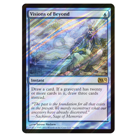 Visions of Beyond 0080 card from the Magic The Gathering set Magic 2012