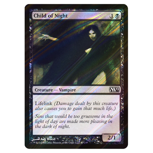 Child of Night 0087 card from the Magic The Gathering set Magic 2012