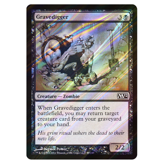 Gravedigger 0099 card from the Magic The Gathering set Magic 2012