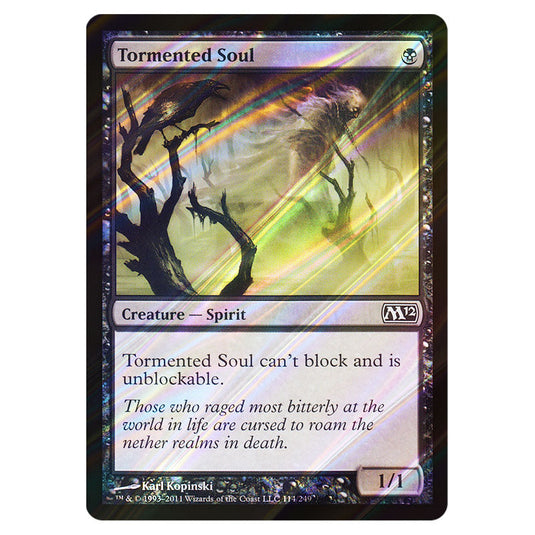 Tormented Soul 0114 card from the Magic The Gathering set Magic 2012