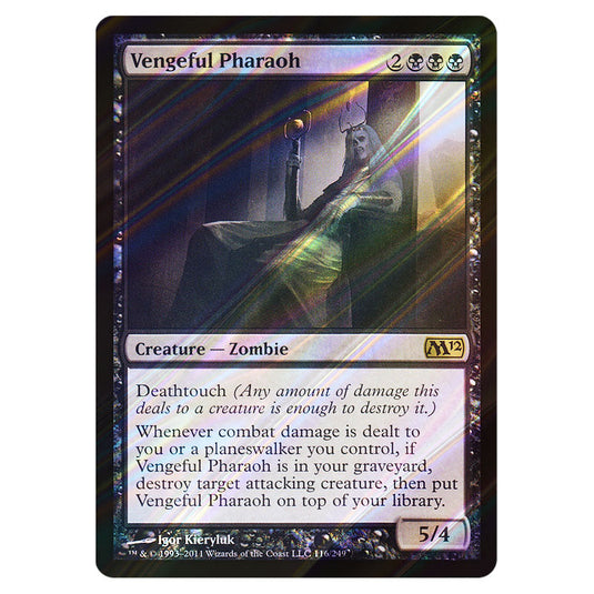 Vengeful Pharaoh 0116 card from the Magic The Gathering set Magic 2012