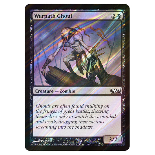 Warpath Ghoul 0117 card from the Magic The Gathering set Magic 2012