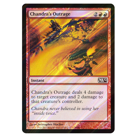 Chandra's Outrage 0125 card from the Magic The Gathering set Magic 2012