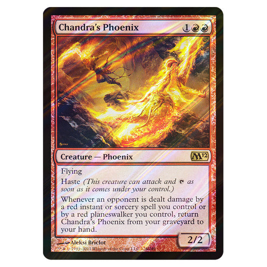 Chandra's Phoenix 0126 card from the Magic The Gathering set Magic 2012