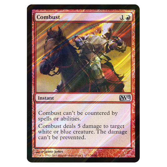 Combust 0128 card from the Magic The Gathering set Magic 2012