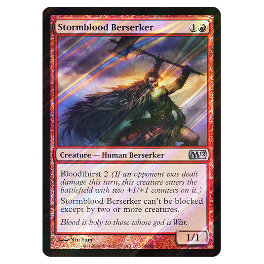 Stormblood Berserker 0156 card from the Magic The Gathering set Magic 2012