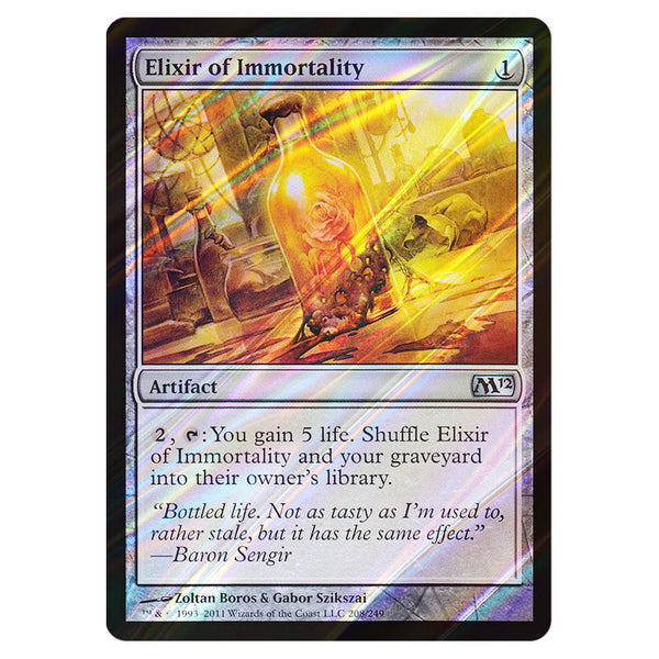 mtg cards like elixir of immortality Magic The Gathering - Magic 2012 - Hand Painted Altered Art March of the Machine Quantity:20 Sheets niv