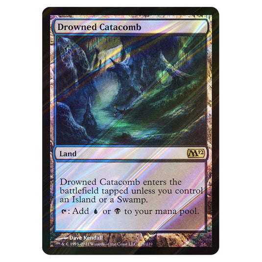 Drowned Catacomb 0226 card from the Magic The Gathering set Magic 2012