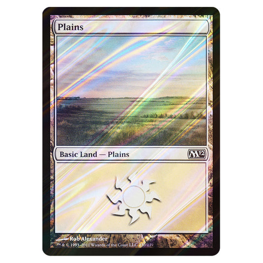 Plains 0230 card from the Magic The Gathering set Magic 2012