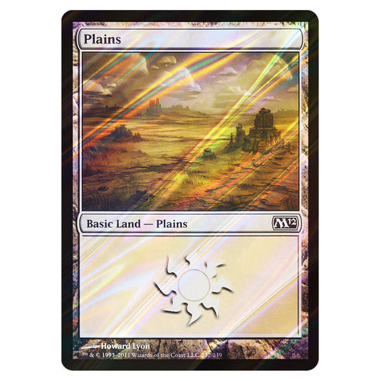 Plains 0232 card from the Magic The Gathering set Magic 2012