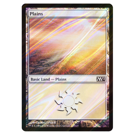 Plains 0233 card from the Magic The Gathering set Magic 2012