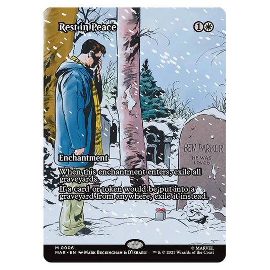 Rest in Peace 0006 card from the Magic The Gathering set Marvel Universe