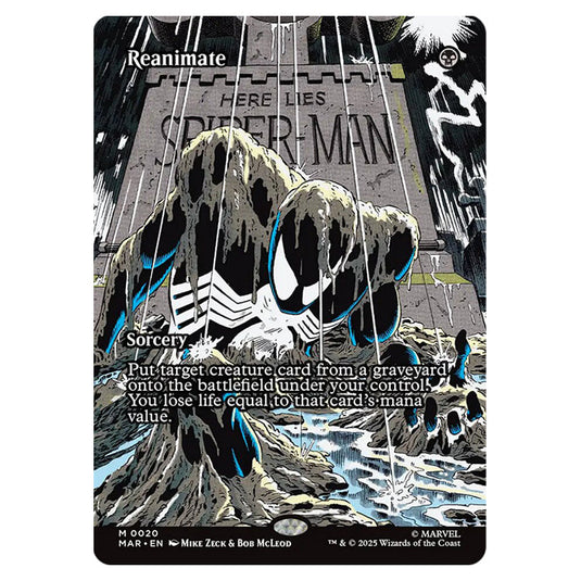 Reanimate 0020 card from the Magic The Gathering set Marvel Universe