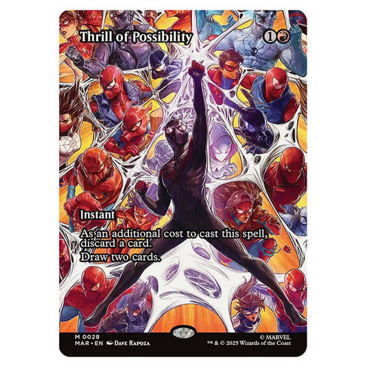 Thrill of Possibility 0028 card from the Magic The Gathering set Marvel Universe