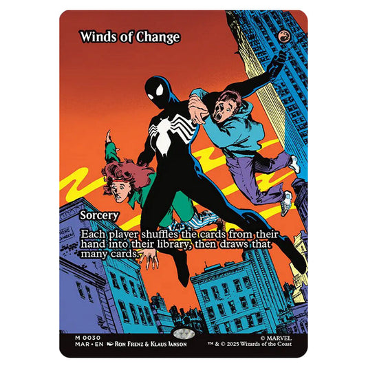 Winds of Change 0030 card from the Magic The Gathering set Marvel Universe