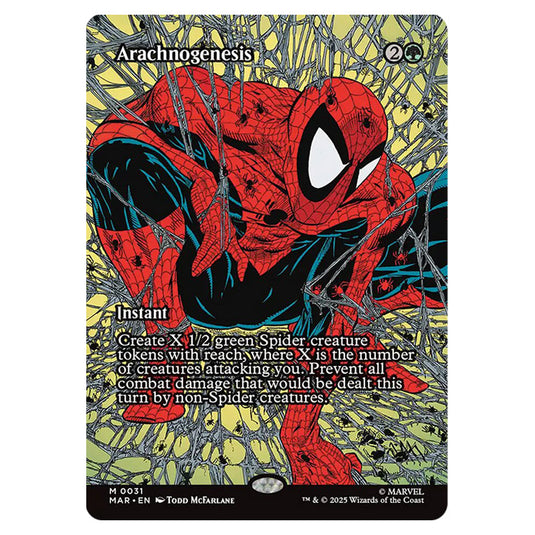 Arachnogenesis 0031 card from the Magic The Gathering set Marvel Universe
