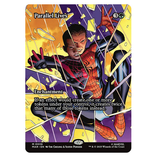 Parallel Lives 0036 card from the Magic The Gathering set Marvel Universe