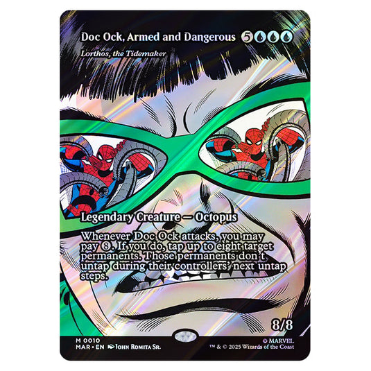 Lorthos, the Tidemaker 0010 card from the Magic The Gathering set Marvel Universe