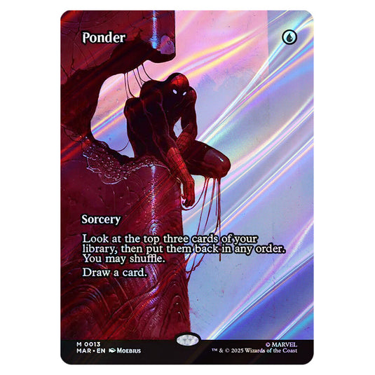 Ponder 0013 card from the Magic The Gathering set Marvel Universe
