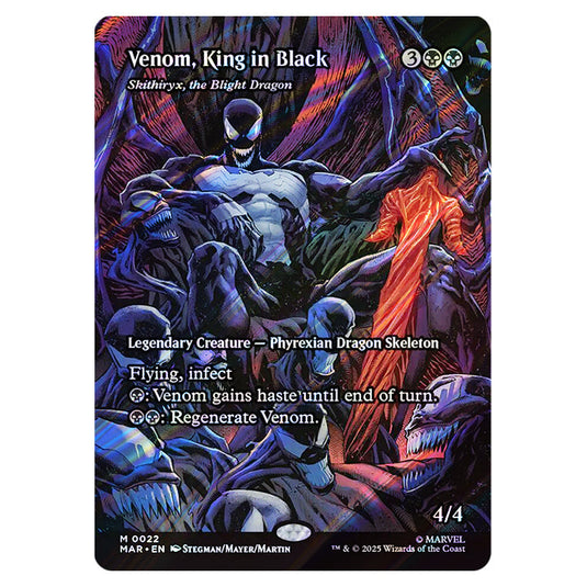 Skithiryx, the Blight Dragon 0022 card from the Magic The Gathering set Marvel Universe