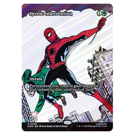 Heroic Intervention 0034 card from the Magic The Gathering set Marvel Universe