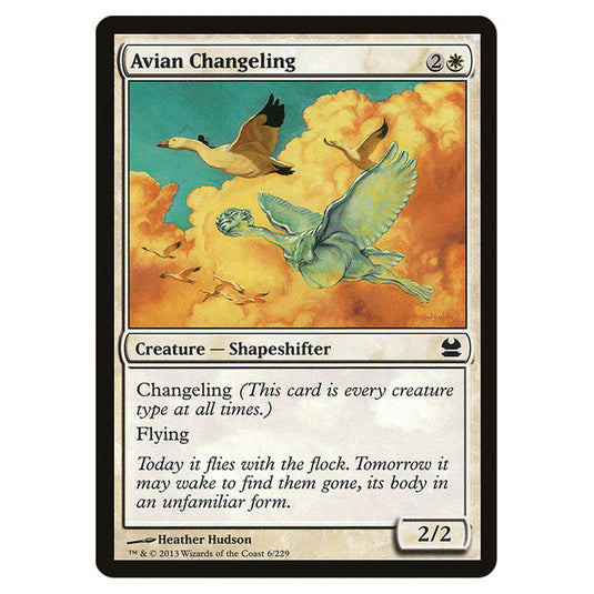 Avian Changeling 006 card from the Magic The Gathering set Modern Masters (MMA)
