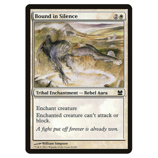 Bound in Silence 008 card from the Magic The Gathering set Modern Masters (MMA)
