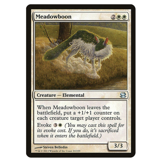 Meadowboon 022 card from the Magic The Gathering set Modern Masters (MMA)