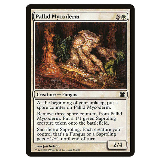 Pallid Mycoderm 024 card from the Magic The Gathering set Modern Masters (MMA)