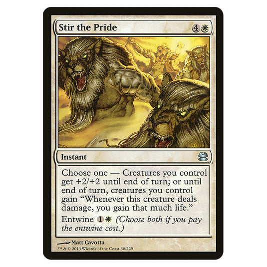 Stir the Pride 030 card from the Magic The Gathering set Modern Masters (MMA)